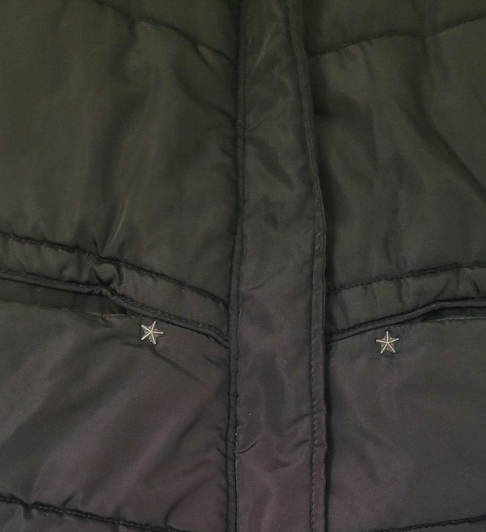 Veste d'hiver noire fille avec intérieur fourrure marque Tex - photo numéro 2