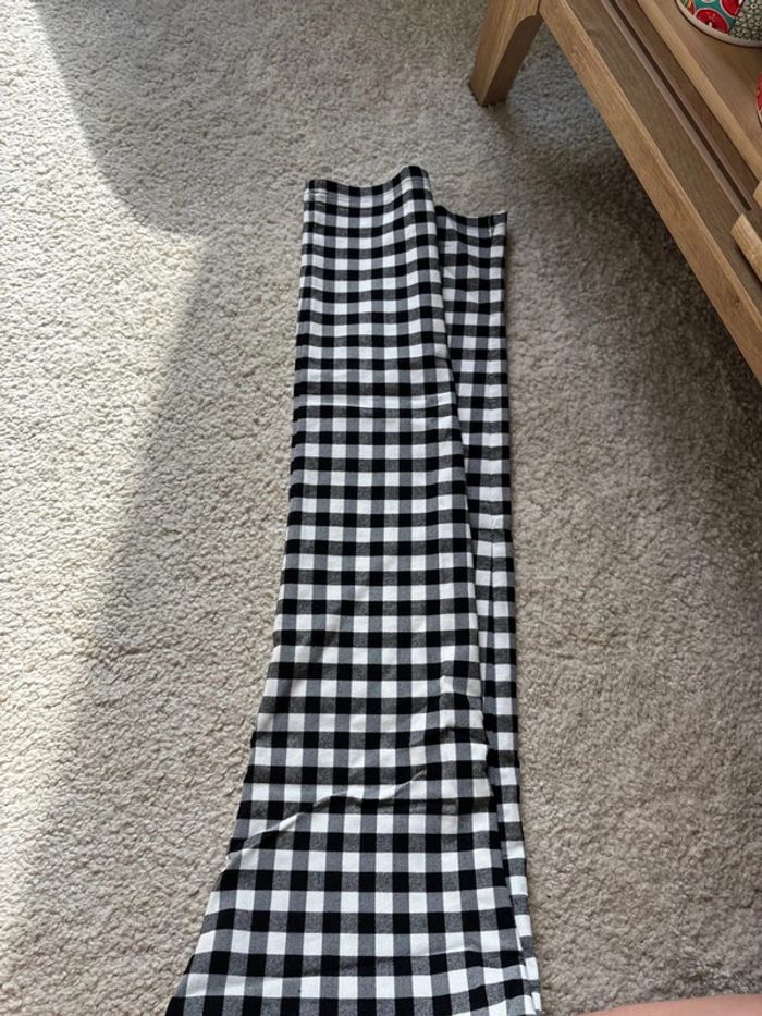 Pantalon à carreau noir et blanc taille 38/M neuf - photo numéro 2