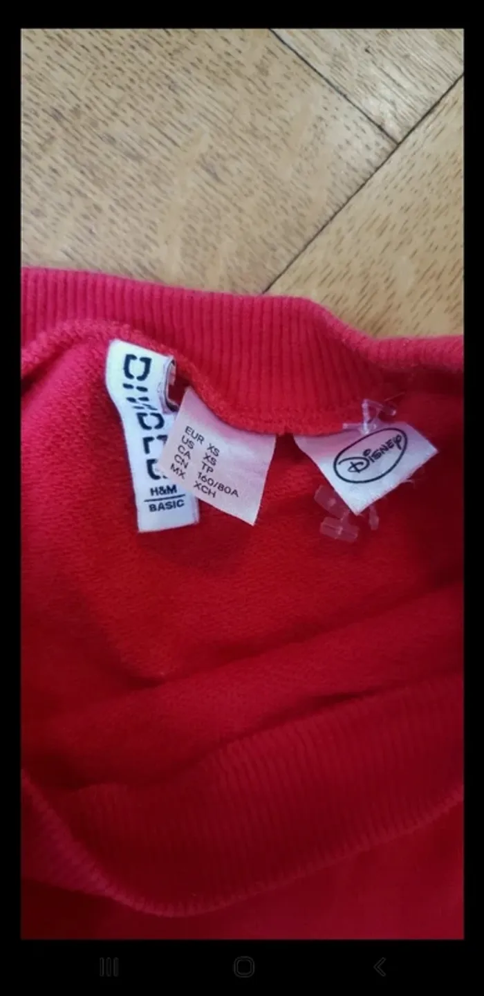 Sweat pull collection mickey h&m disney neuf - photo numéro 3