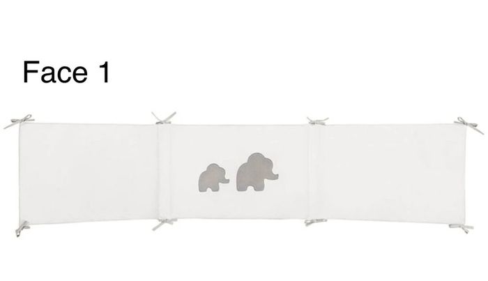 Tour de lit éléphant « Tembo » de #Nattou - photo numéro 2