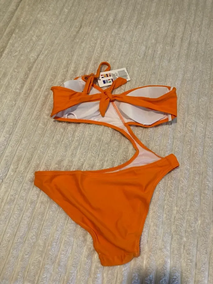 Maillot de bain Trikini orange - photo numéro 2