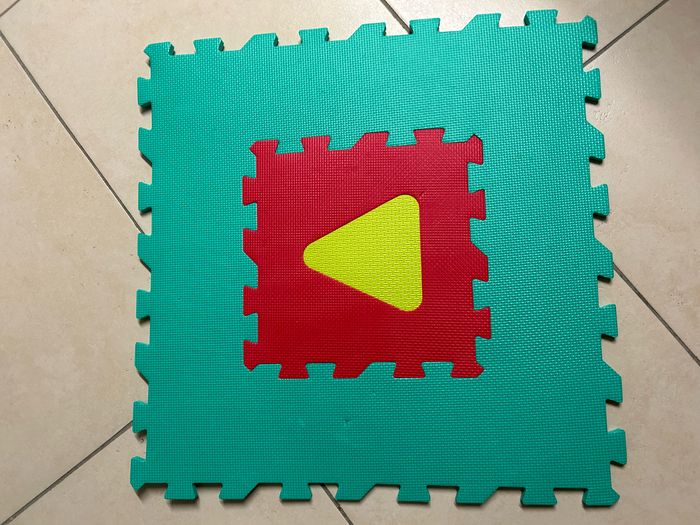 Tapis dalles en mousse grand format LUDI 180 * 180 cm - photo numéro 3