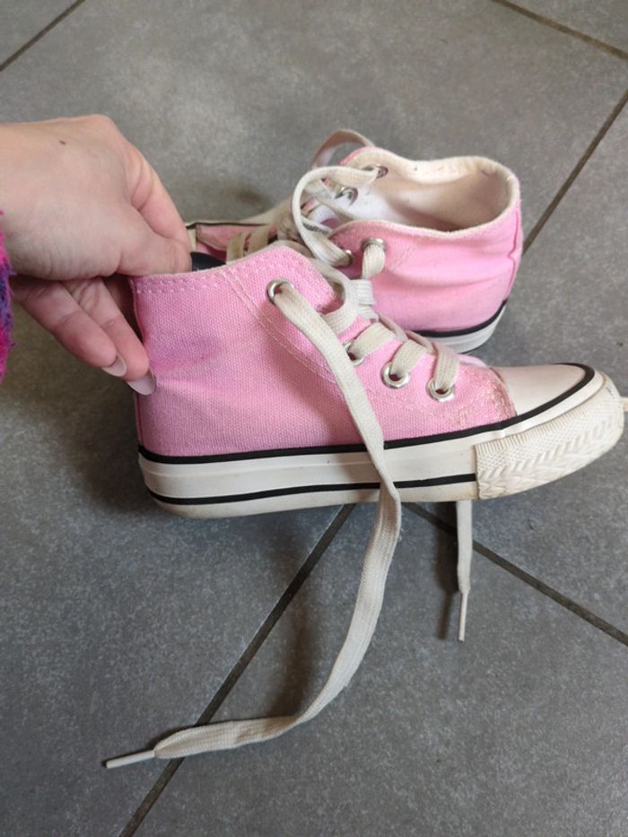 Chaussures fille rose blanc t 26 - photo numéro 5