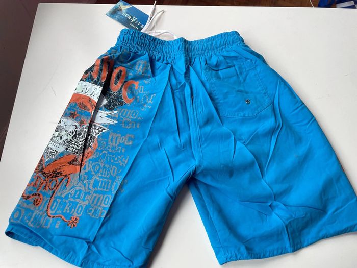 Short de bain bleu taille 14 ans - photo numéro 2