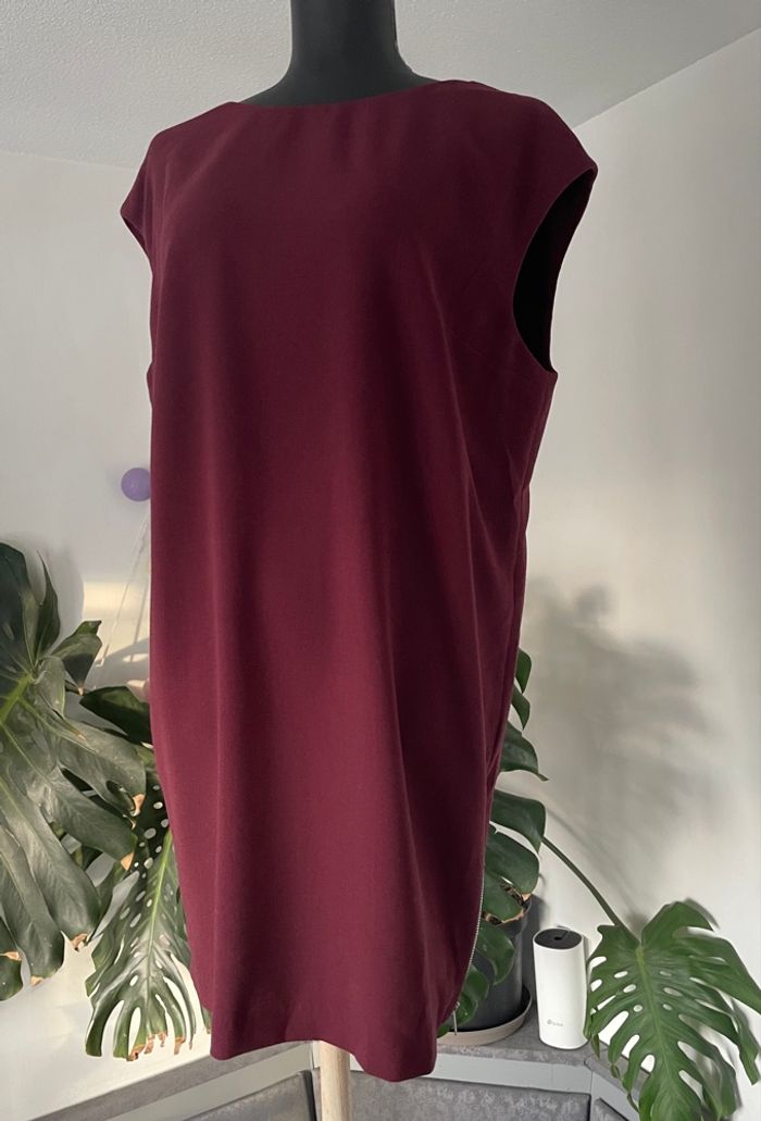 Robe droite bordeaux Bel Air modèle Leandro T2 – neuve avec étiquette - photo numéro 3