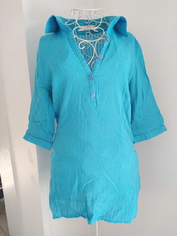 Blouse bleue