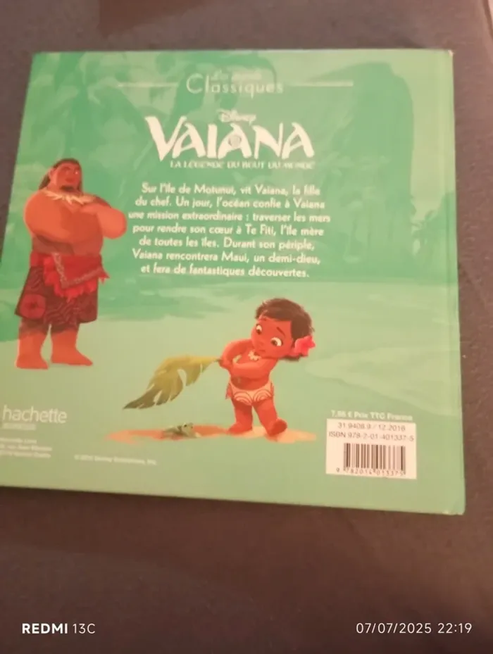 Livre Vaiana - photo numéro 2
