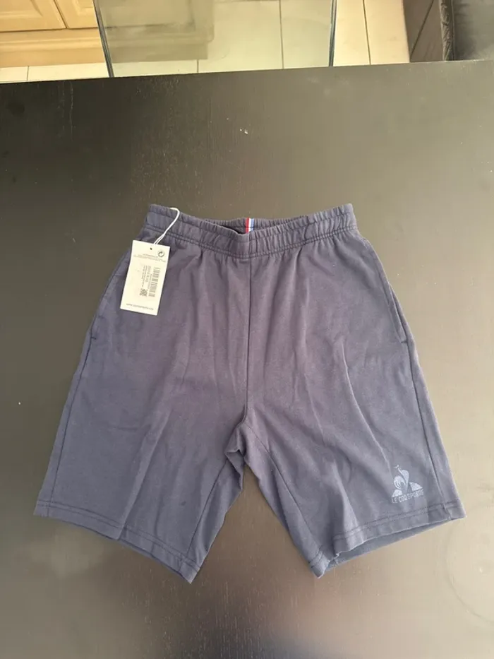 Short Le Coq Sportif bleu – Taille XS – Neuf avec étiquette