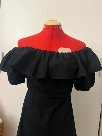 Robe noire à volants Tally Weijl