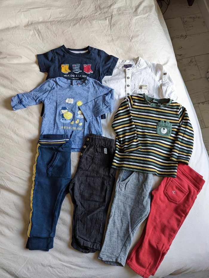 Lot vêtements bébé garçon taille 18 mois - photo numéro 2