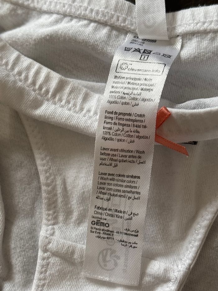 Lot de 3 Culottes filles 4/5 ans Gemo - photo numéro 2