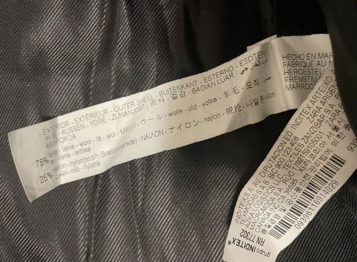 Manteau long oversize 75%laine ZARA - S - photo numéro 10