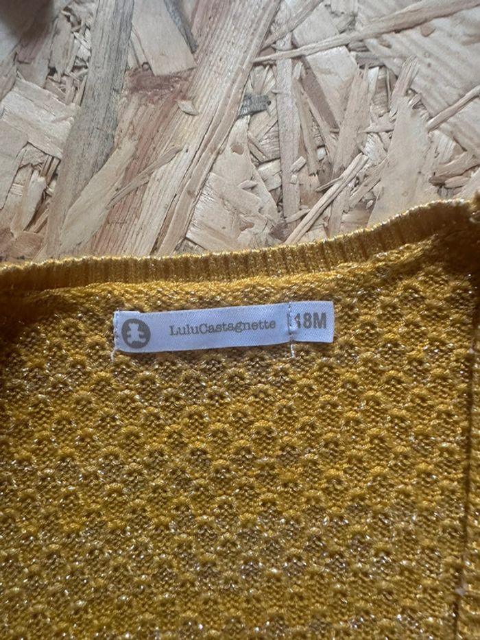 Cardigan enfant Lulu Castagnette 18M - photo numéro 3