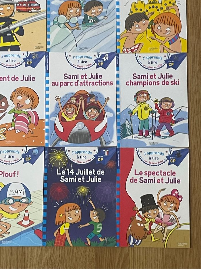 Lot 9 livres premières lectures CP j’apprends à lire avec Sami et Julie fin CP - photo numéro 4