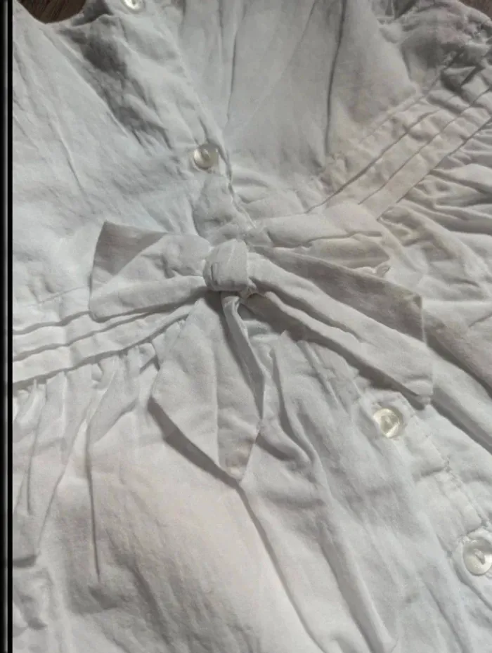 Robe manches courtes blanche dentelle - photo numéro 3