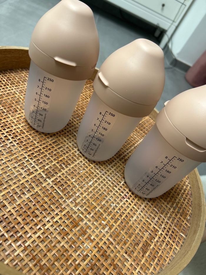 Lot de 3 biberons Difrax Lovi neufs