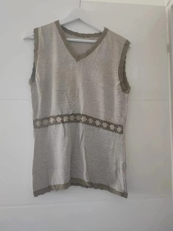 Débardeur beige /kaki