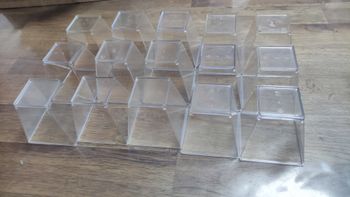 15 verrines transparents