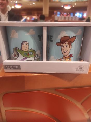 2 petit mug toy story Disneyland paris