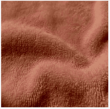 Eponge bambou terracotta / Micro éponge bambou / Tissu éponge bambou terracotta / Coupon éponge