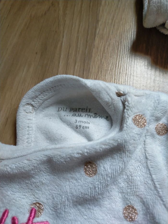 Lot 5 pyjamas velours - photo numéro 3