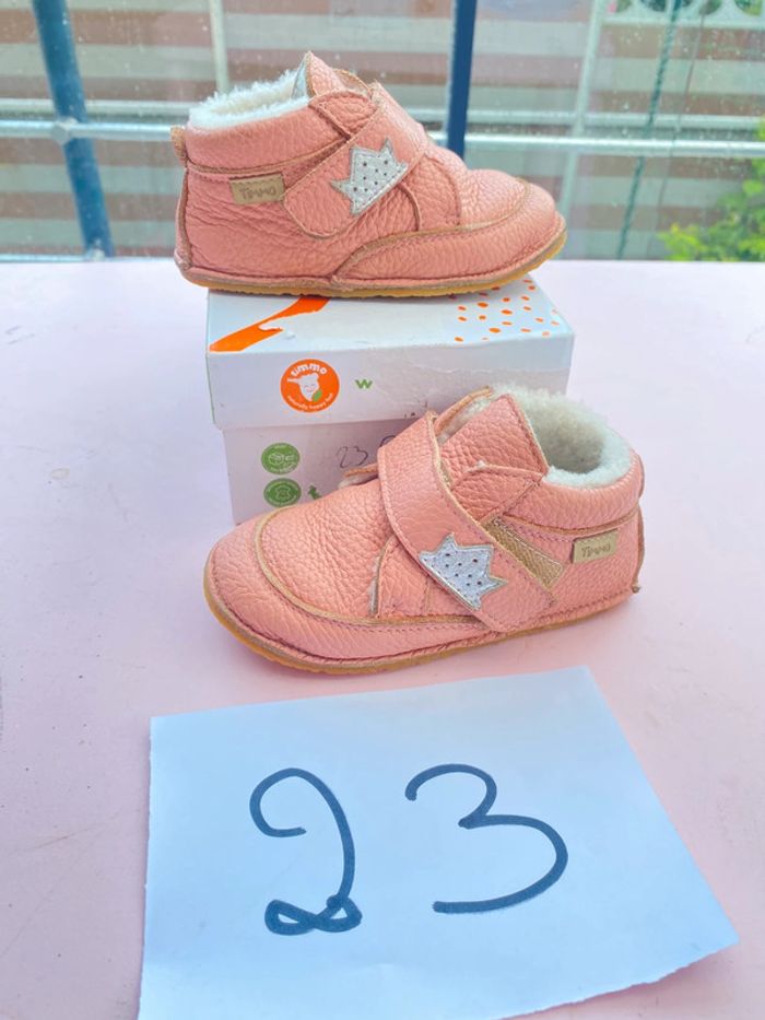 Bottines timmo barefoot fourrée 23