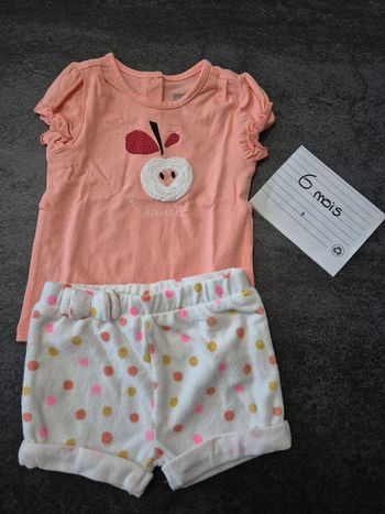 Ensemble tee shirt / short