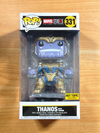 Funko Pop! Thanos With Throne 331 - Marvel Studios 10 Ans - Hot Topic EXCLU