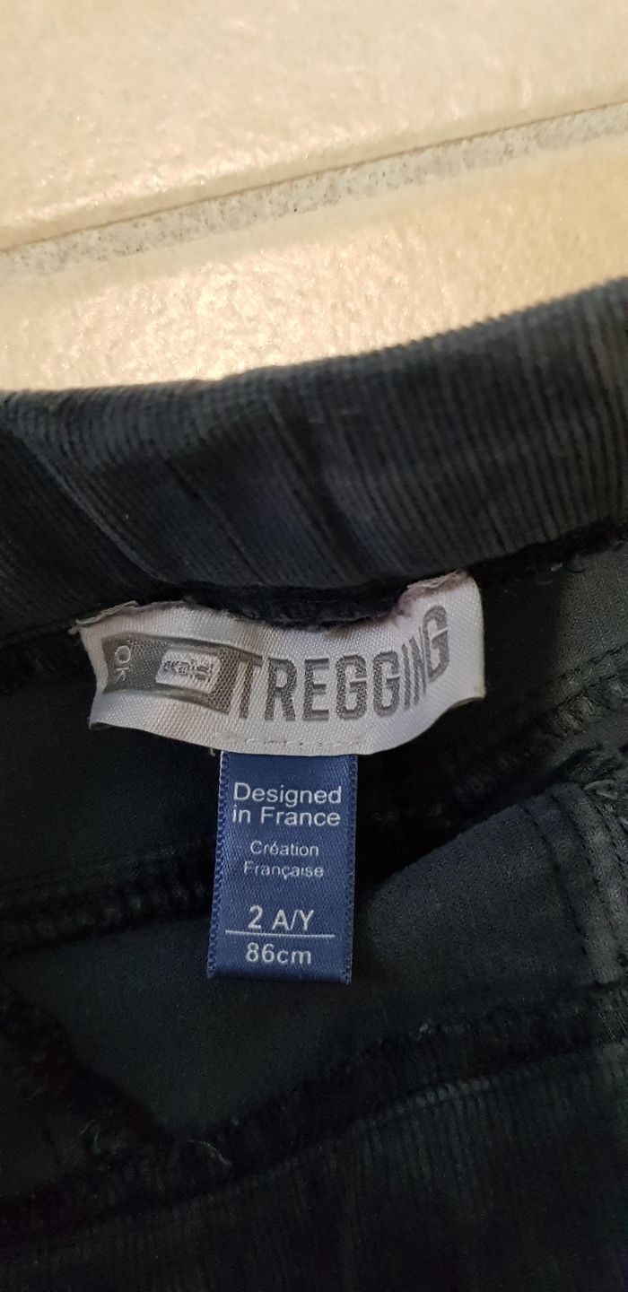 Tregging velours 2 ans okaidi - photo numéro 5