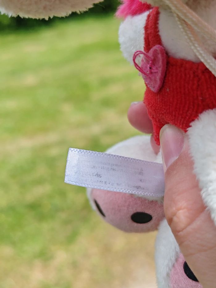 Peluche a accrocher Diddl - coeur rouge - photo numéro 8