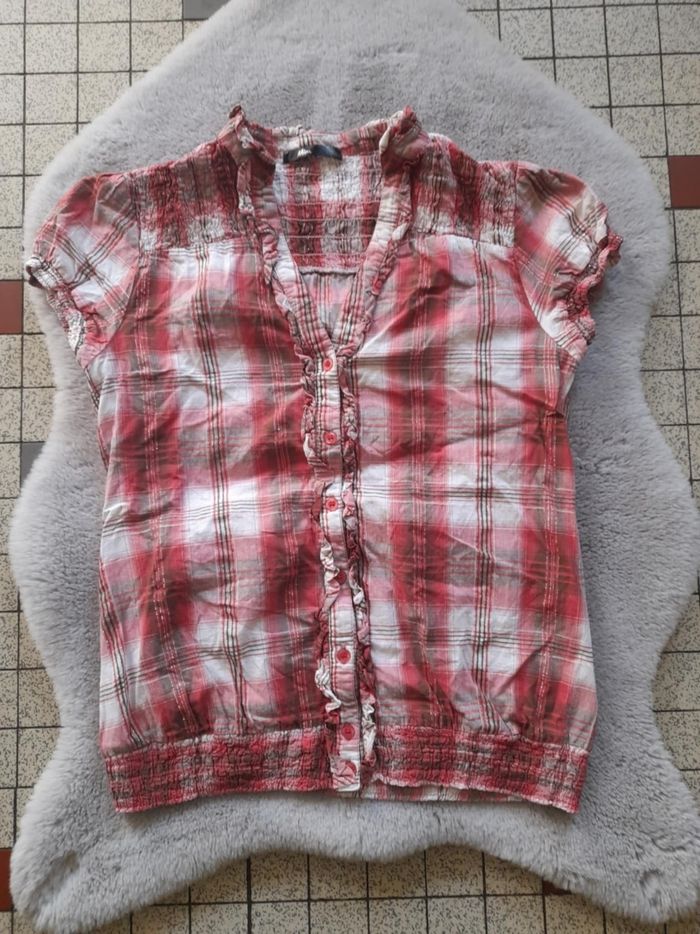 Chemise a carreaux taille L