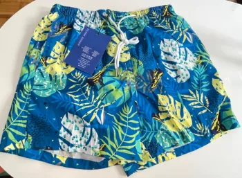 Short de bain tropical homme L neuf Amytis