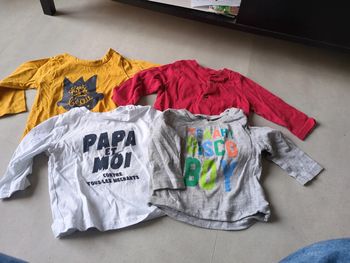 Lot T-shirts 6 mois