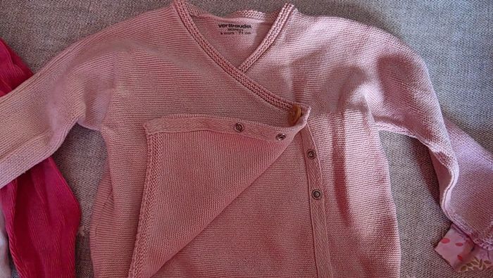 Gilet rose Verbaudet 9 mois - photo numéro 2