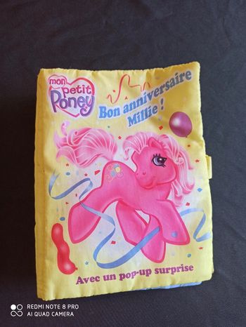 Livre en tissus petit poney