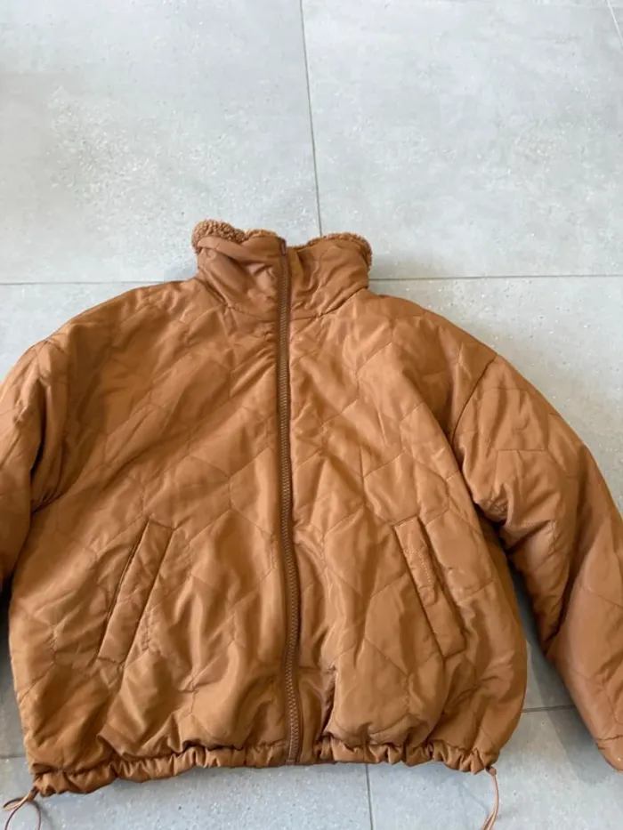 Manteau marron réversible Pimkie, très bon état, taille XL pour femme - photo numéro 5