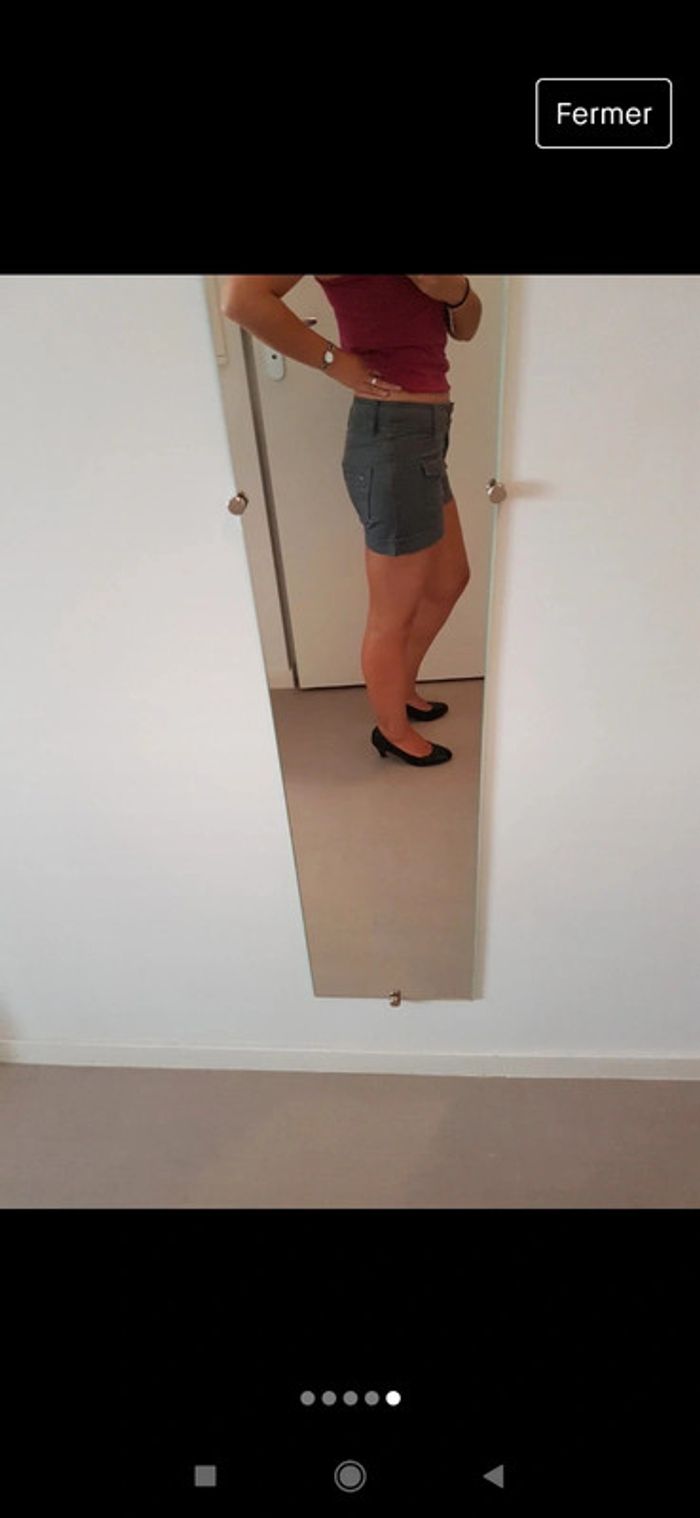 Mini short gris 36 - photo numéro 8