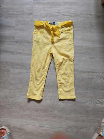 Pantacourt fille okaidi skinny taille 6 ans