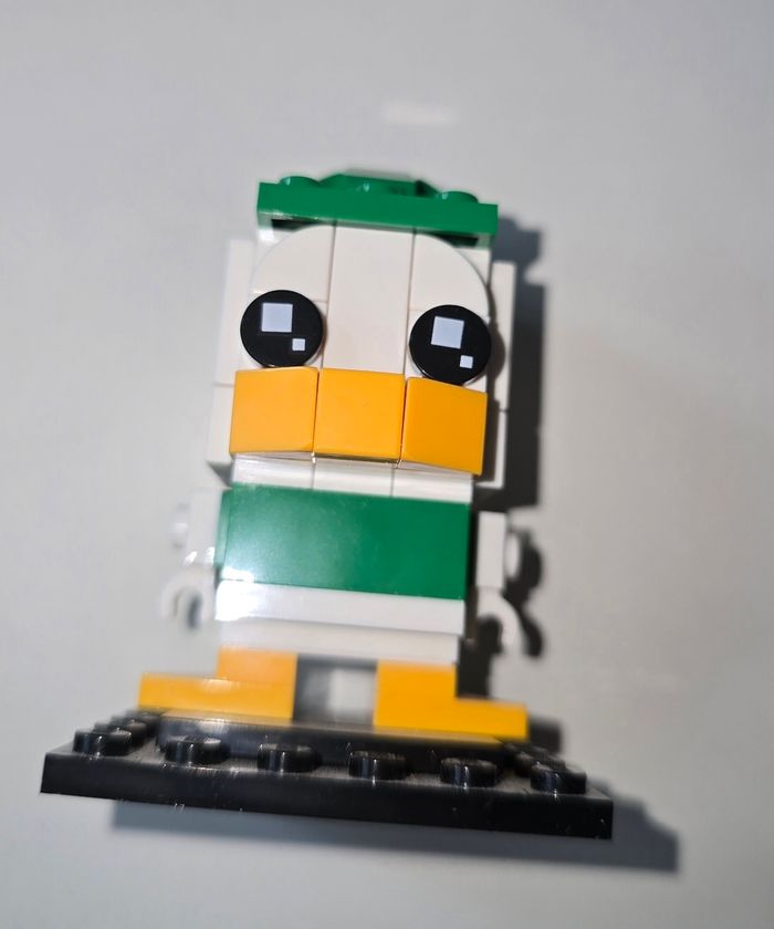 Lego brick headz picsou, rire, fifi et loulou disney 127, 128, 129 et 130 avec boite et notices - photo numéro 5