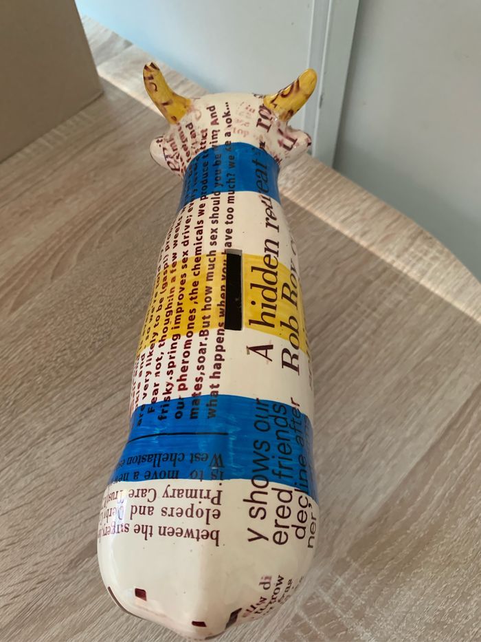 Grande tirelire vache - photo numéro 6