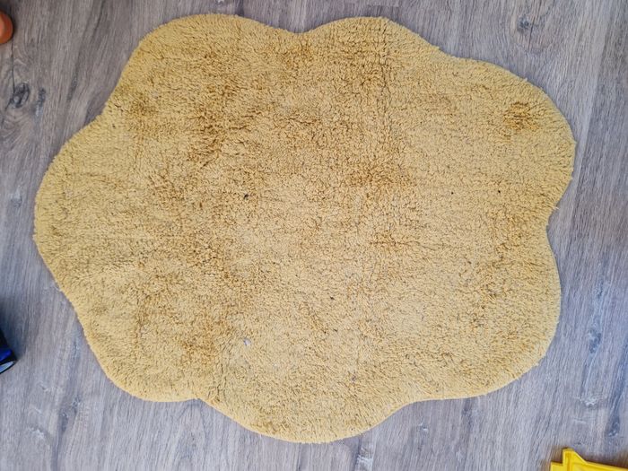 Tapis de bain/chambre nuage Vertbaudet - Neuf/Étiq - Moutarde (75x55 cm) - photo numéro 2