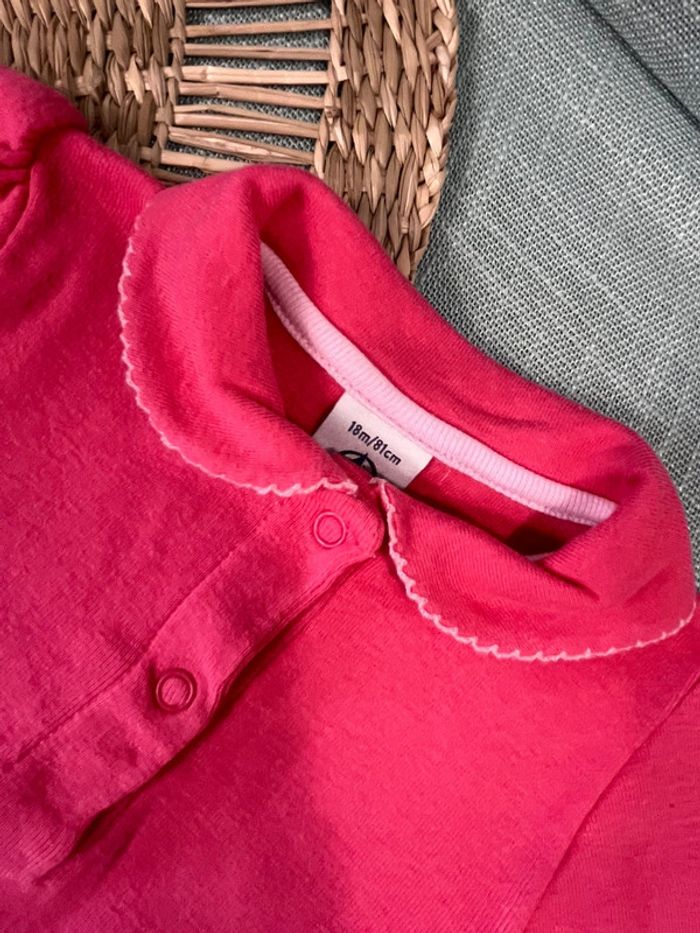 Lot 2 bodies a col 18 mois petit bateau - photo numéro 4