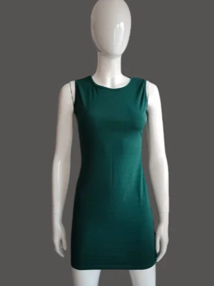 Ensemble robe et gilet vert 38 - photo numéro 2