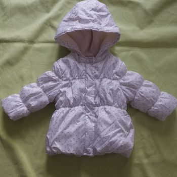 Manteau capuche fourré pour bébé 6mois