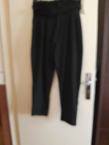 Pantalon à pinces noir