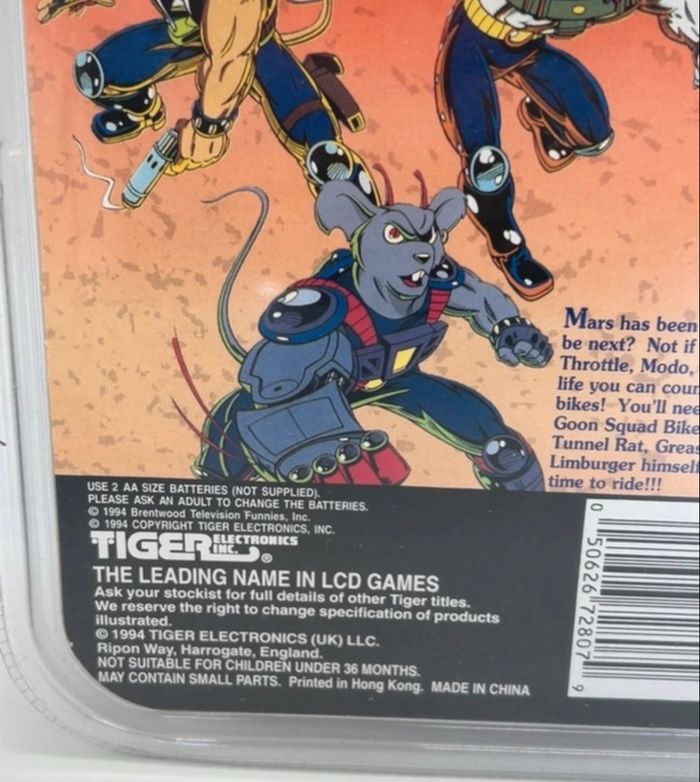 Tiger Electronics " Collector Numéroté " modèle: Biker Mice From Mars 1994 ( Neuf sous Blister) - photo numéro 6