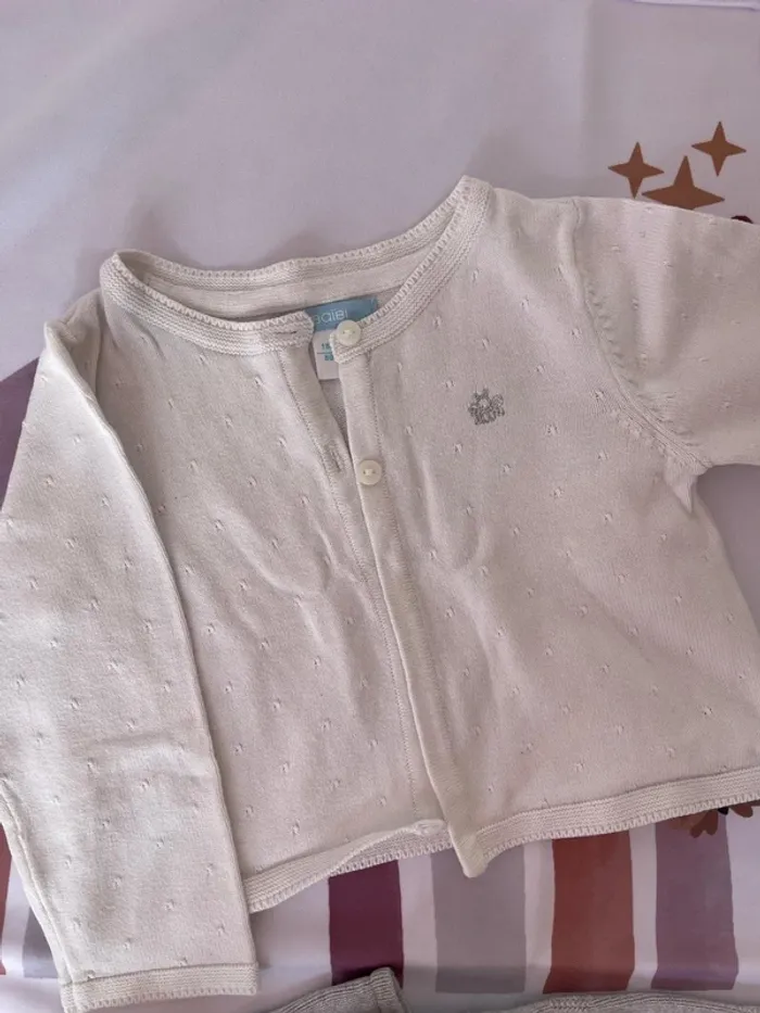 Lot de 2 gilets bébé fille – Obaïbi – Taille 18 mois / 80 cm - photo numéro 5