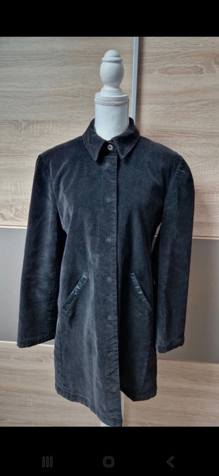 Manteau velours.