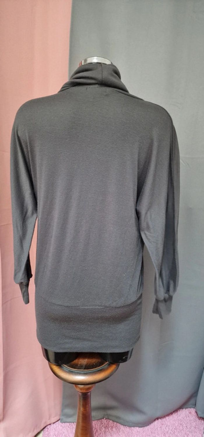 Robe pull a col roulé gris - photo numéro 2