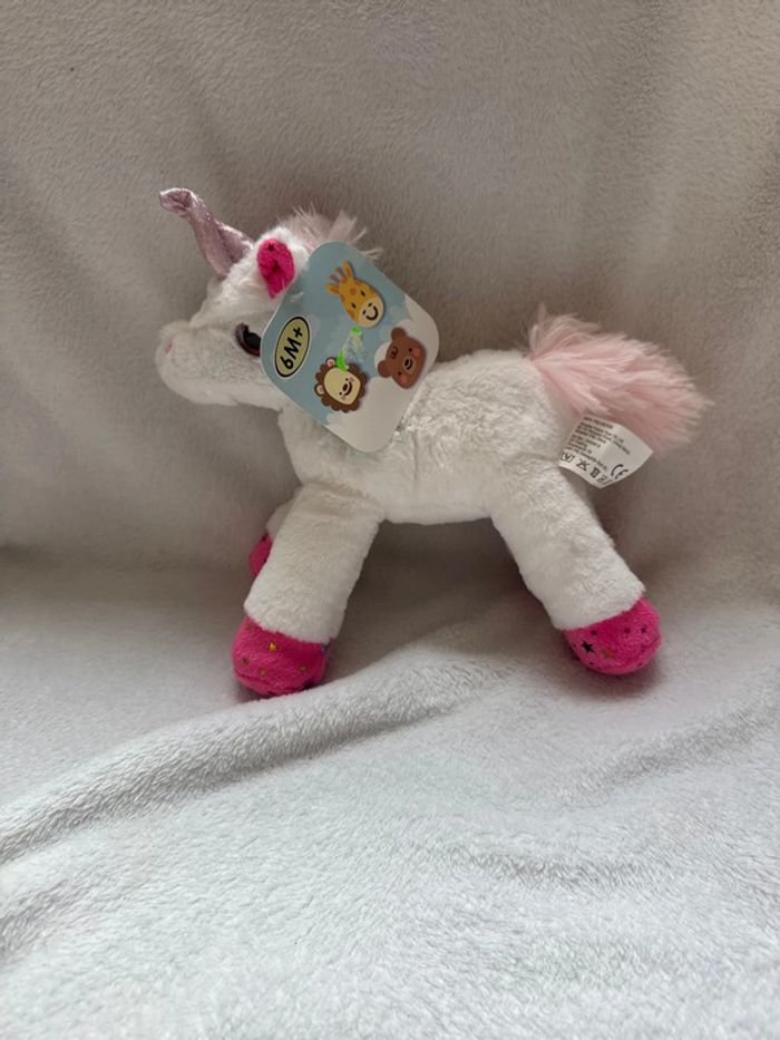 Peluche licorne neuve